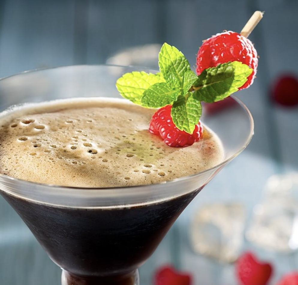 Raspberry Shaken Espresso